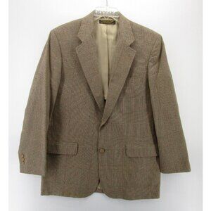 VINTAGE Brooks Brothers Sport Coat 42 Houndstooth Windowpane Blazer